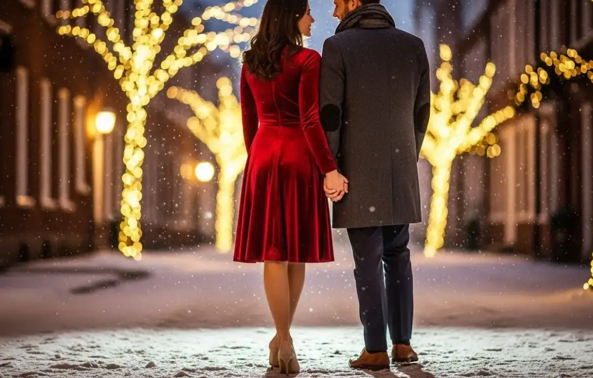 25 Romantic Christmas Date Night Outfit Ideas